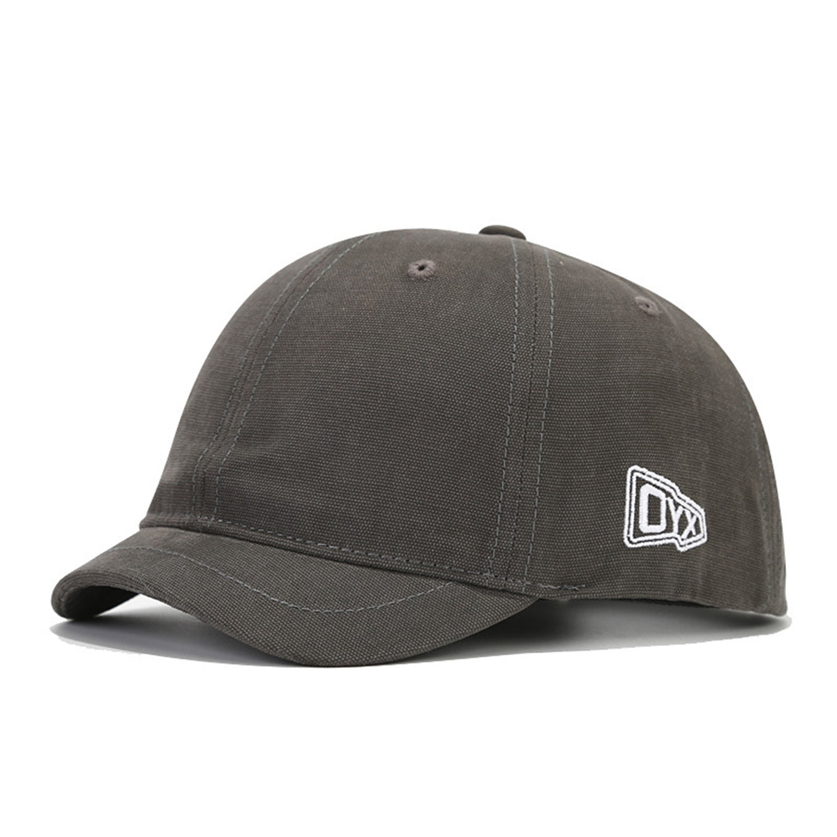 Men's Solid Color Embroidered Letter Short-Brim Casual Sportswear Style Baseball Cap