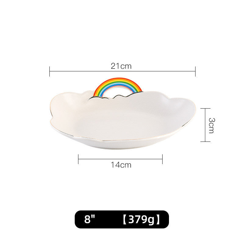 Rainbow Ceramic Table de petit déjeuner Articles de ménage haute valeur