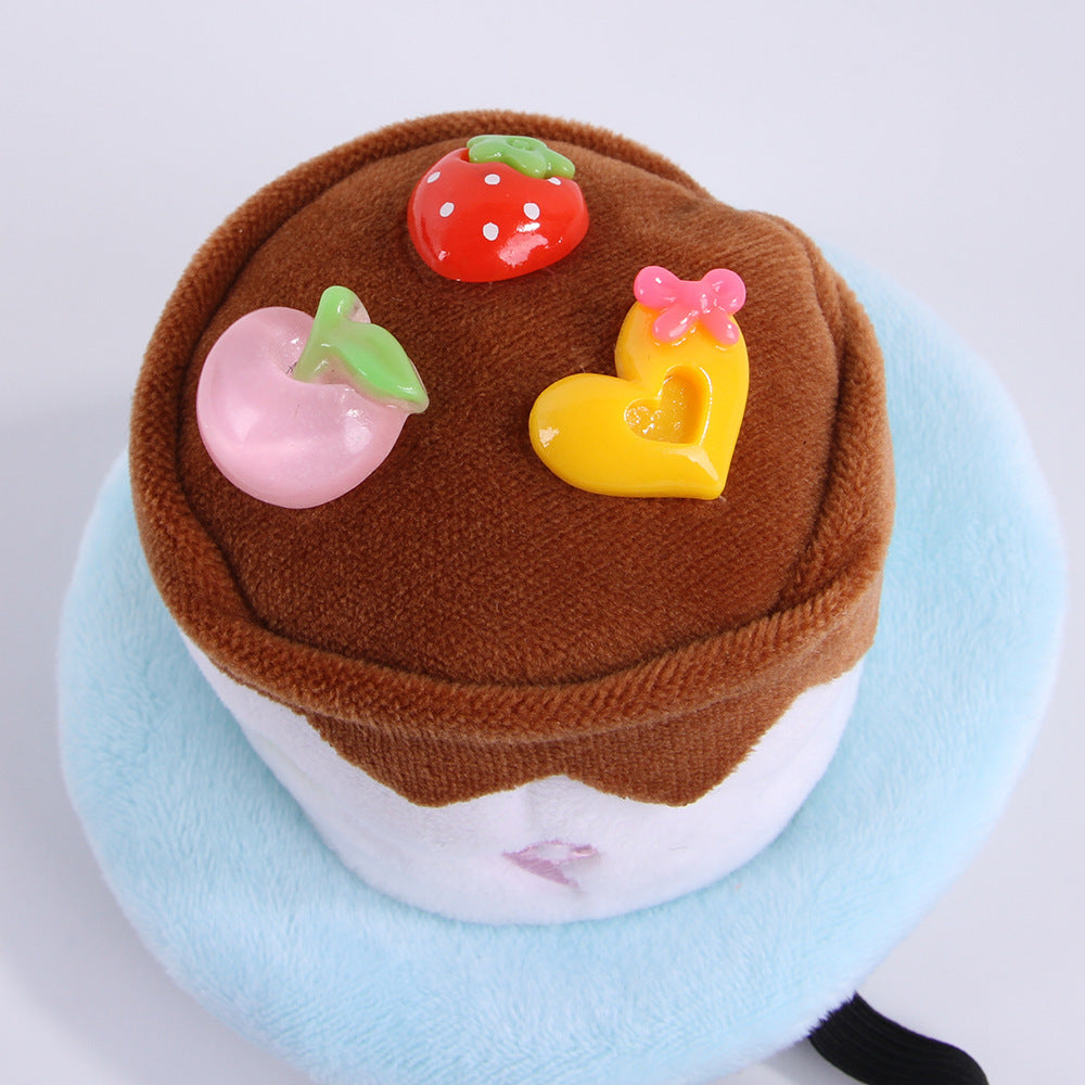 Chat mignon Chapeau de gâteau d'anniversaire