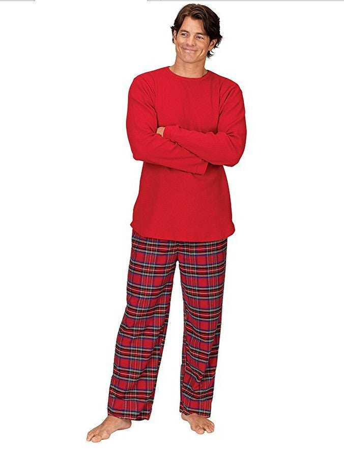 Plaid Coton Noël Parent-enfant Pajamas