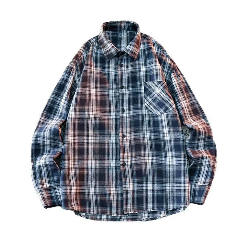 Chemise Homme Retro Casual Springautumn