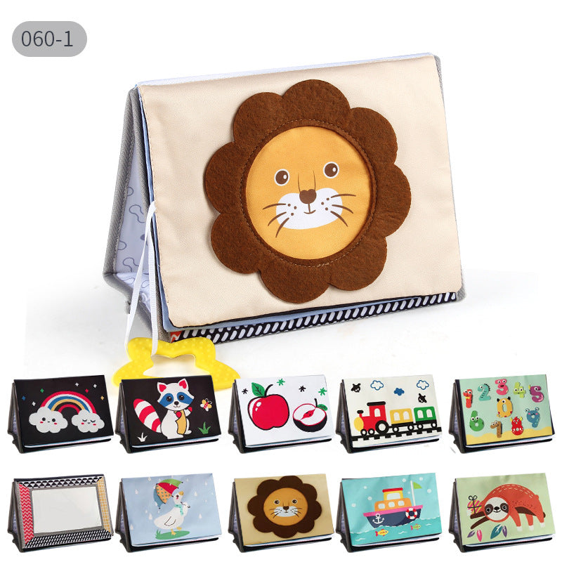 Baby Cloth Book Animal Tail Jouets d'éducation précoce