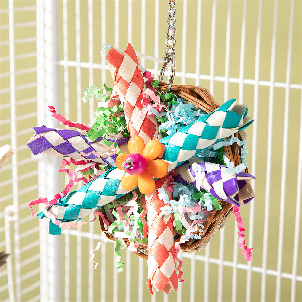 Accessoires de jouets pour oiseaux de perroquet