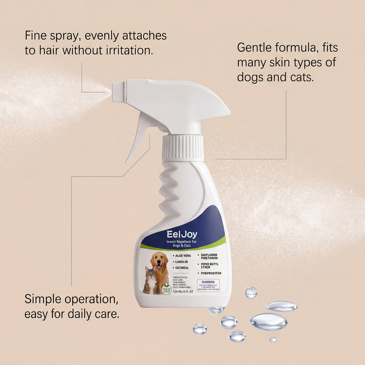 Insectifuge spécial pour chiens et chats
