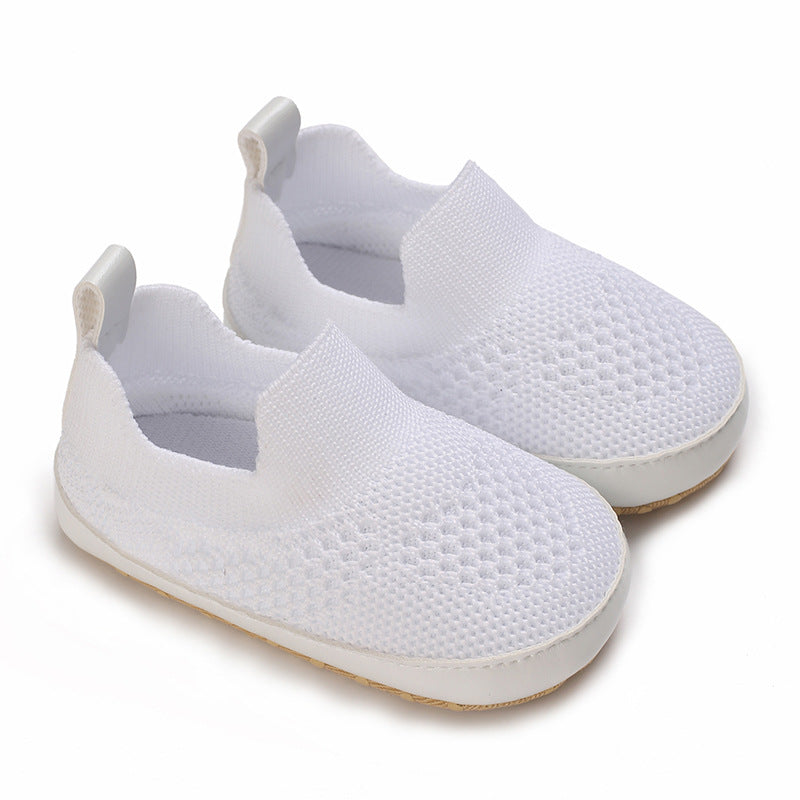 Chaussures Bébé Homme et Femme Bébé Slip-on Soft Bottom Breathable Toddler Shoes