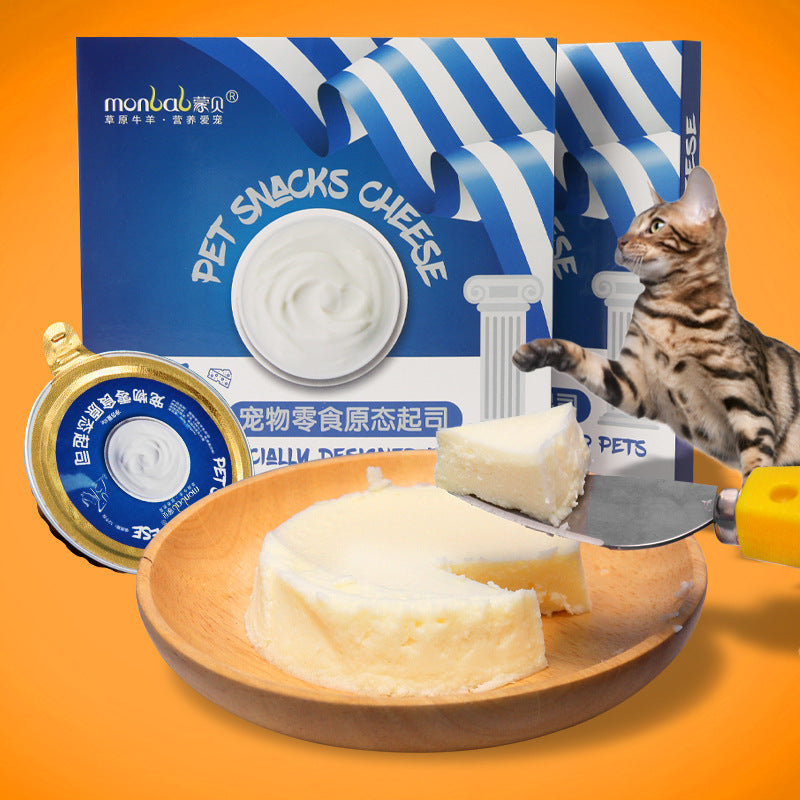 Nourriture humide pour les chats et les chiens Châtaignez des collations de calcium enrichies en lait en boîtes
