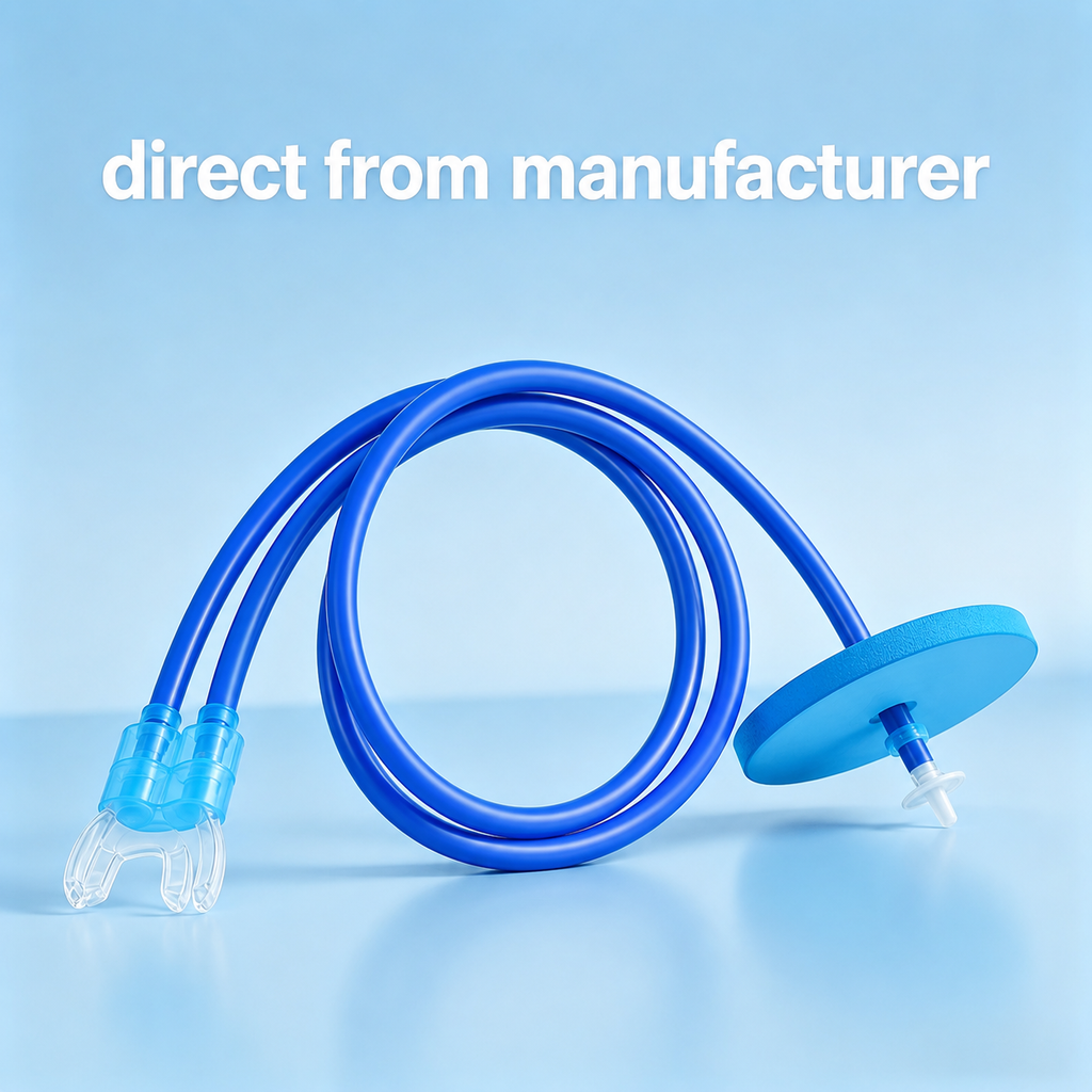 Snorkel de plongée à sec Snorkel résistant aux fuites Silicone sous l'eau Valve respiratoire pour