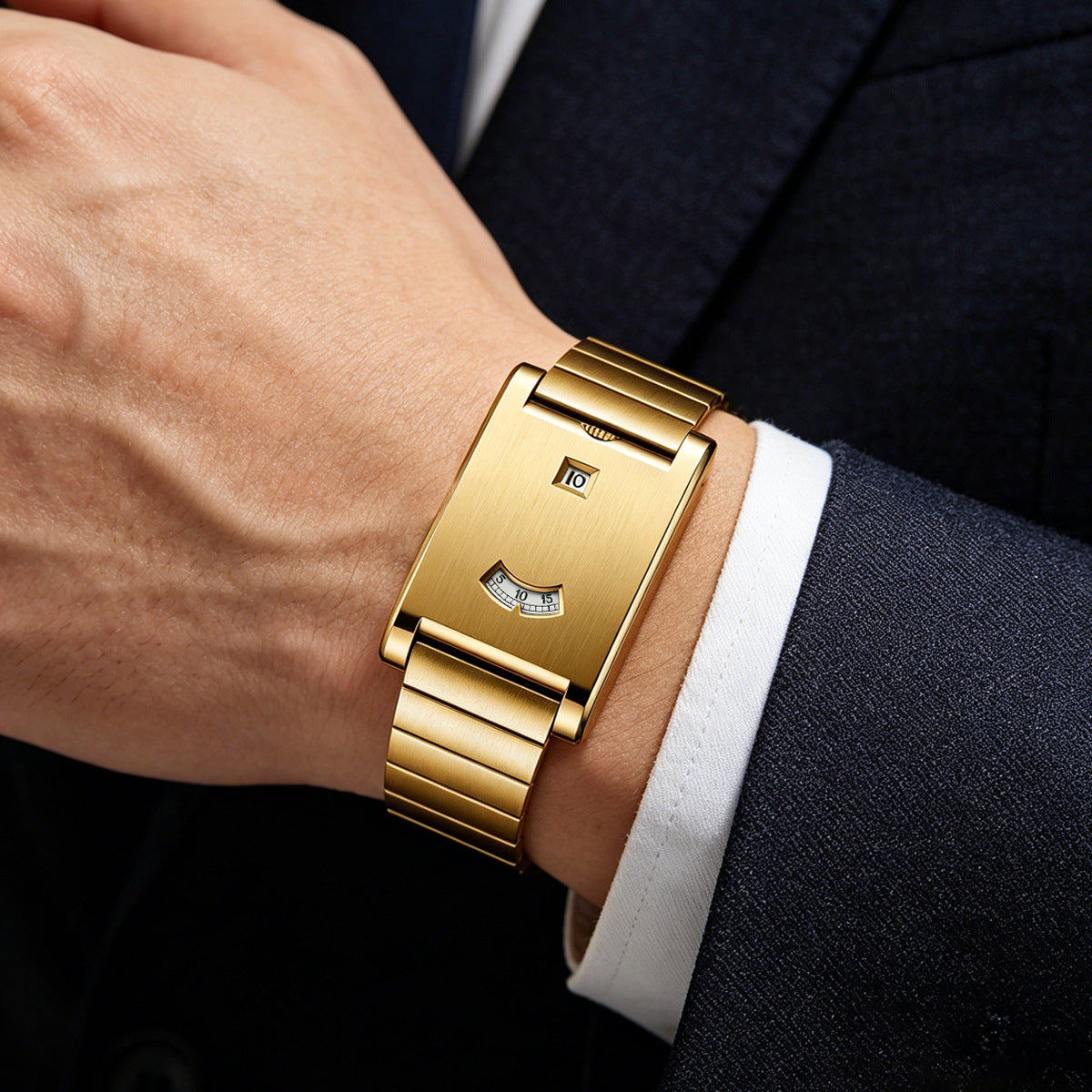 Montre Quartz Vintage haut de gamme étanche en acier pour femmes