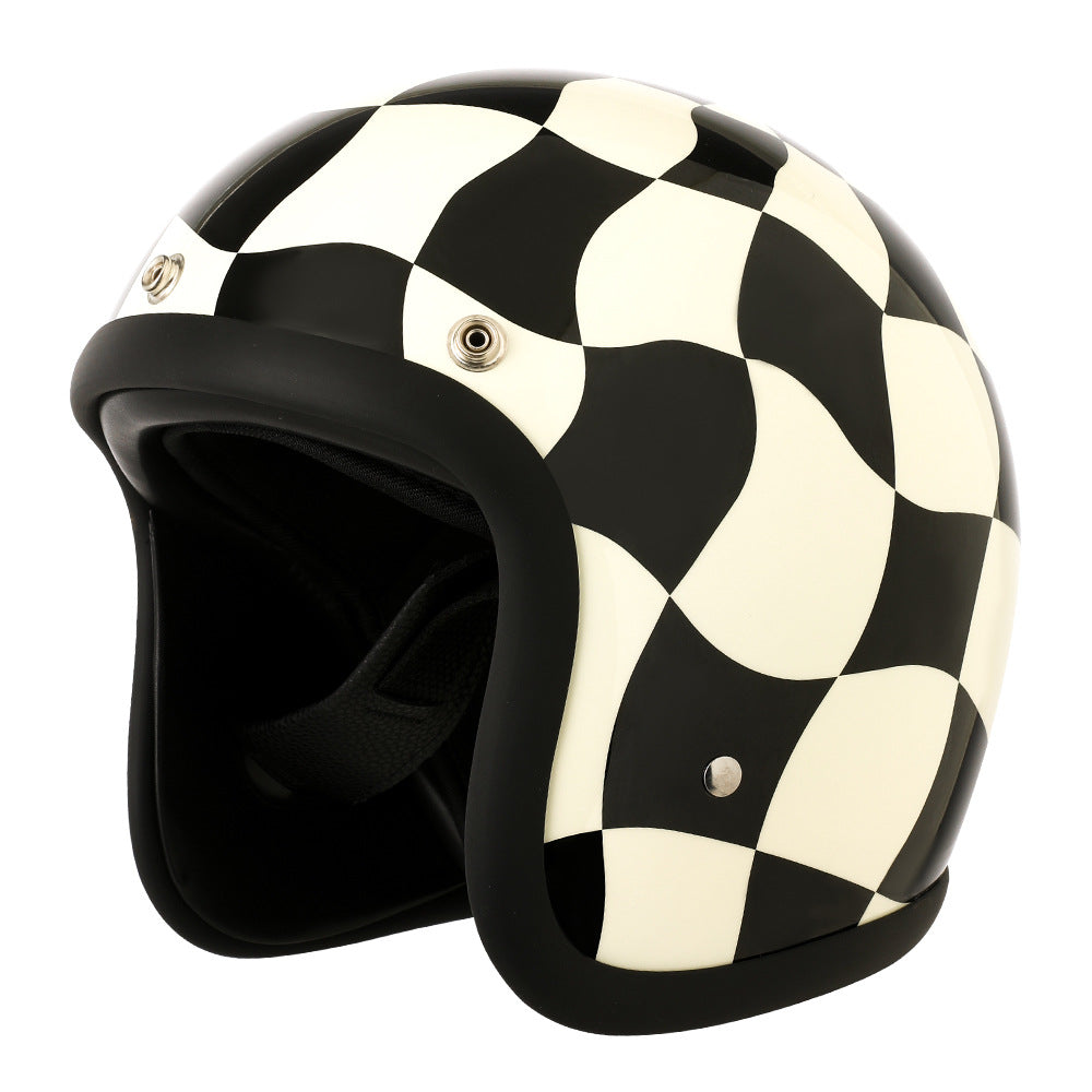 Casque homme et femme moto rétro FRP