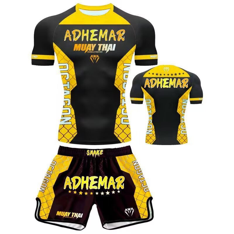 Sanda Formation Vêtements Boxing Fighting Boxing Tight vêtements de séchage rapide
