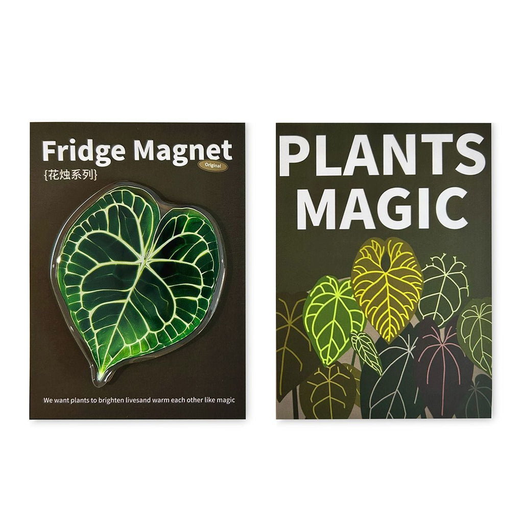Magic plants tropical plants Creative Greenery Refrigerator Magnets
