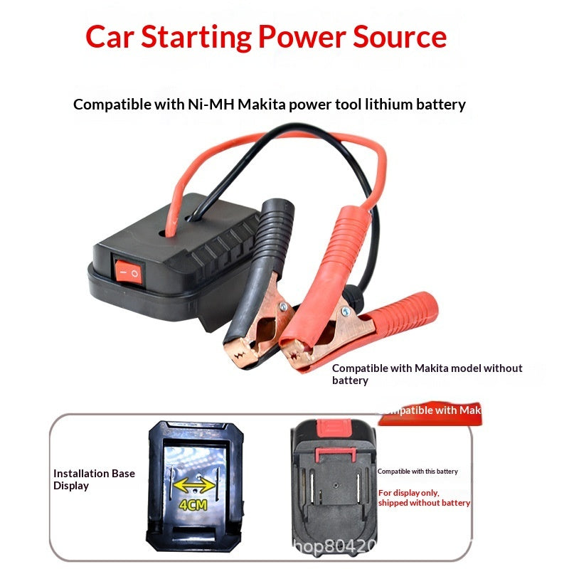 Alimentation d'urgence de démarrage de voiture Une batterie portable pour les véhicules à démarrage rapide
