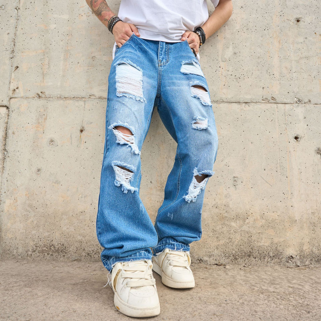 Jeans élégants polyvalents pour hommes occasionnels