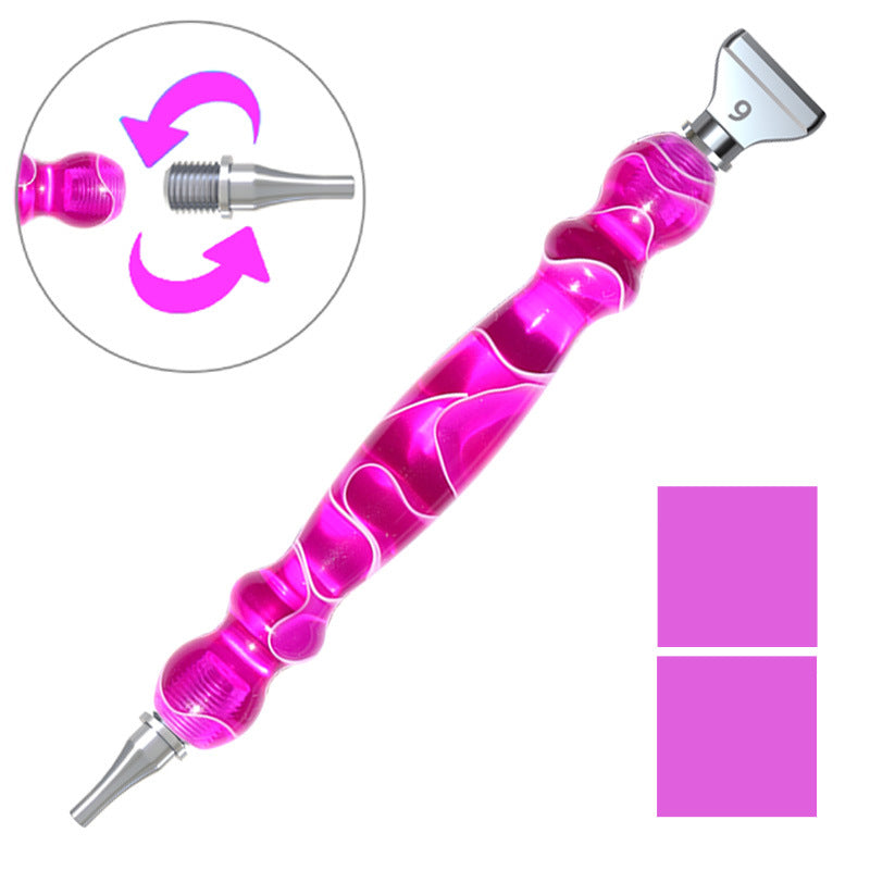 Alliage de fil métallique Stylo de forage de point de dessin diamant