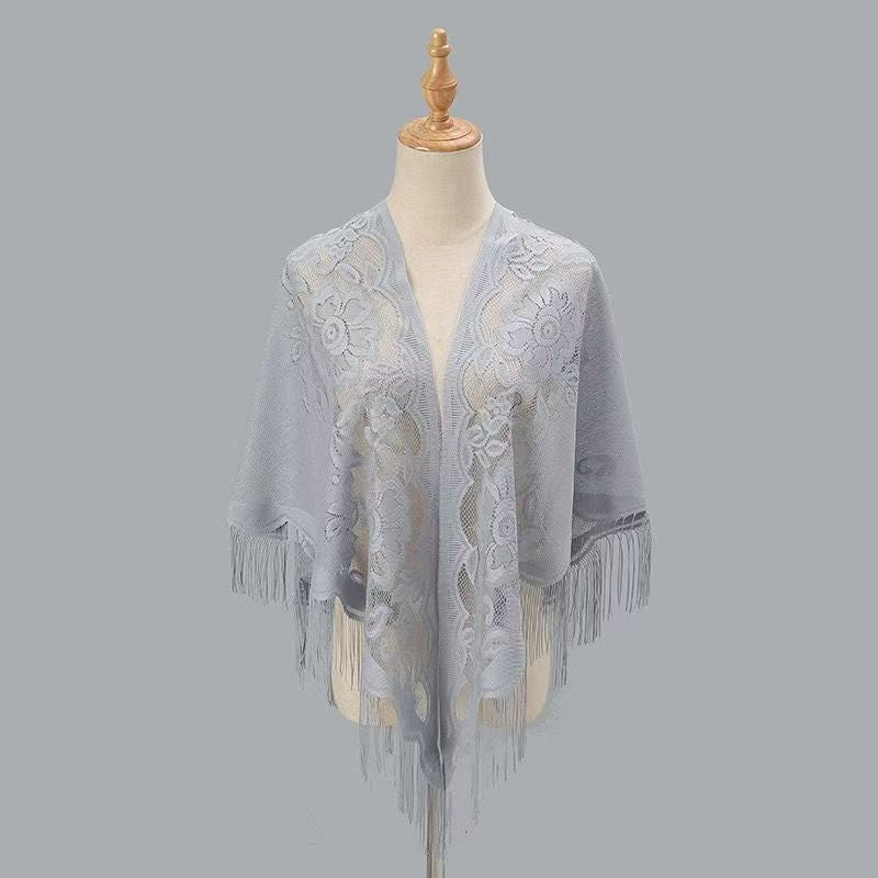 Triangle en dentelle respirante pour femmes avec design floral