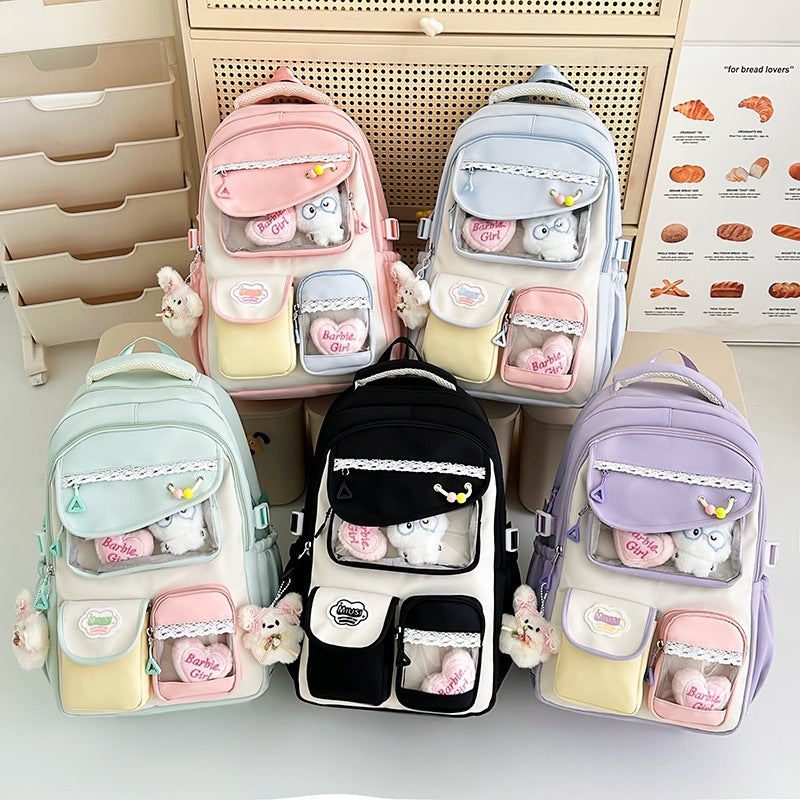 Petits élèves du secondaire Sac à dos élégant avec grande capacité