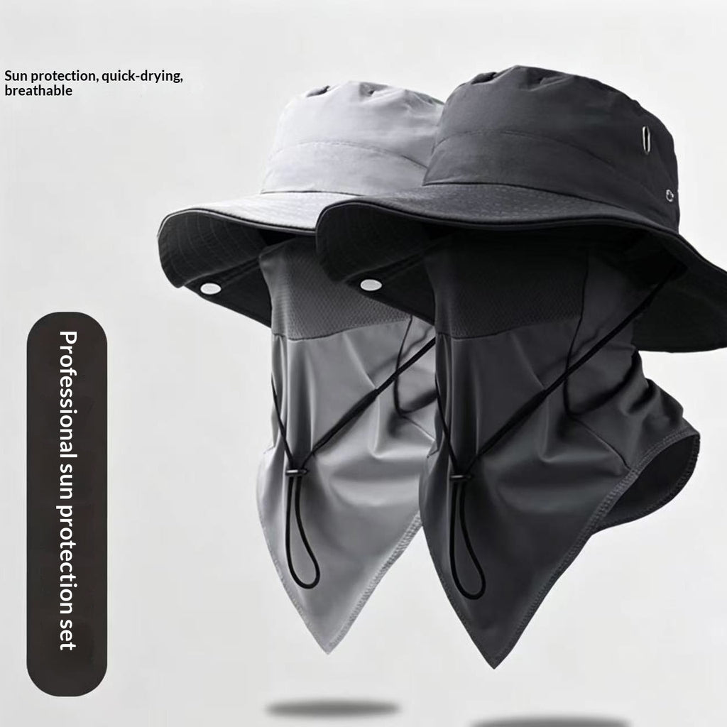 Two-piece hiking and mountaineering hat set