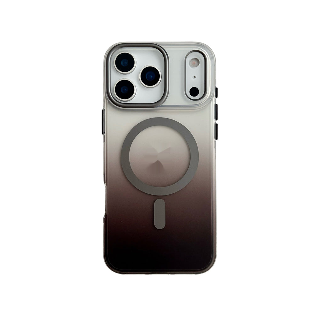 Aurora magnétique gradué laser Applicable 17ProMax Étui de protection pour téléphone portable gelé