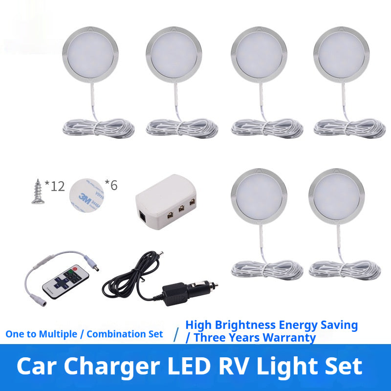 Fiche de chargeur de voiture RV Light Set Cigarette Lighter Wireless