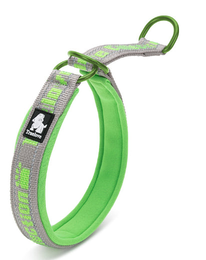 Truelove chien collier de traction tissu de plongée réfléchissant réglable doux commerce extérieur Am