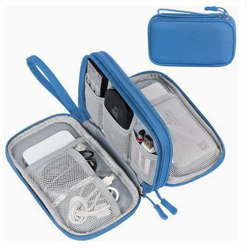 Mode Waterproof Data Cable Portable Power Bank Sac de rangement