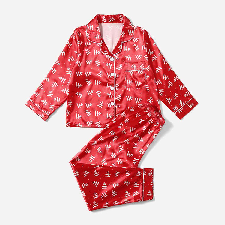 Famille de Noël Pyjamas rayés Pyjamas Vêtements de maison