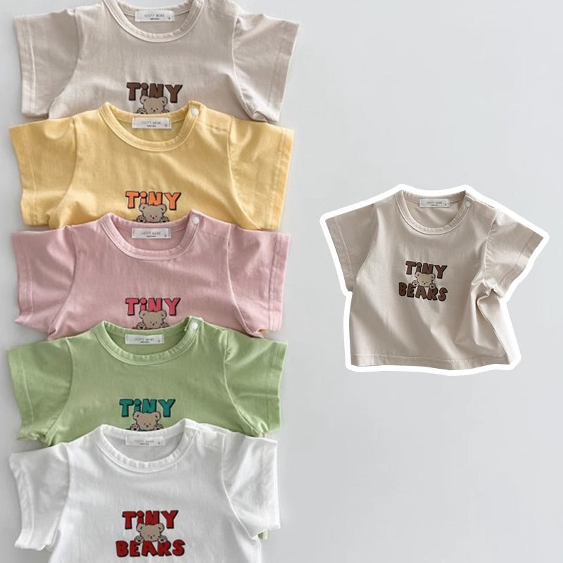 T-shirt bébé manches courtes Été mince