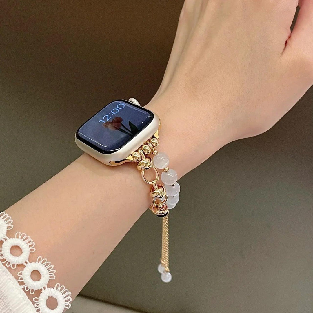 Bracelet de montre en cristal pierre des yeux