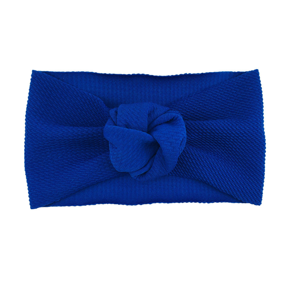 Bébé Twill Bubble Rose fleur bandeau Instagram style enfants accessoires de cheveux