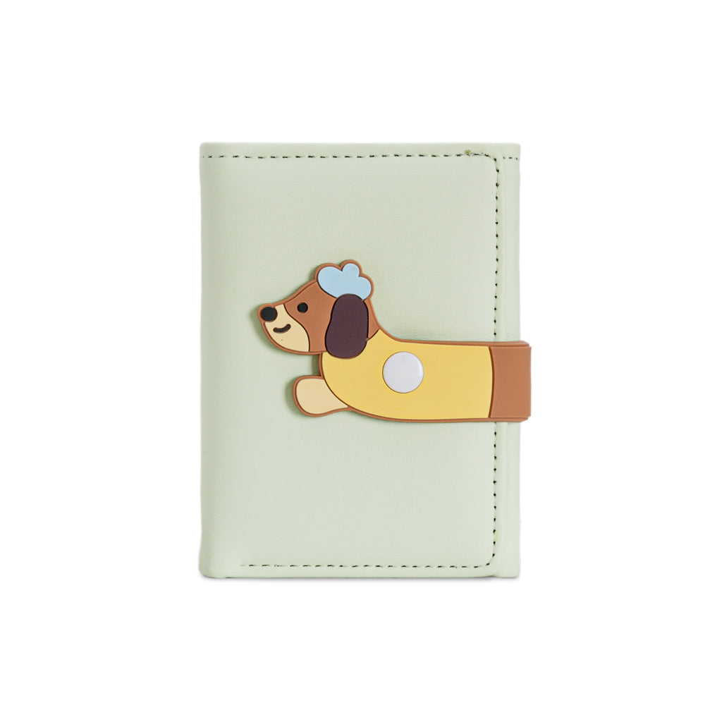 Fille Coeur Cartoon Mignon Illustration Étudiant Mini Court Portefeuille