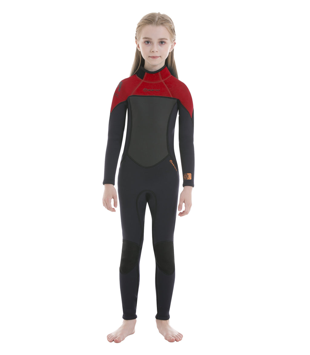 Maillot de bain chaud pour enfants Garçons et filles Un seul vêtement épais