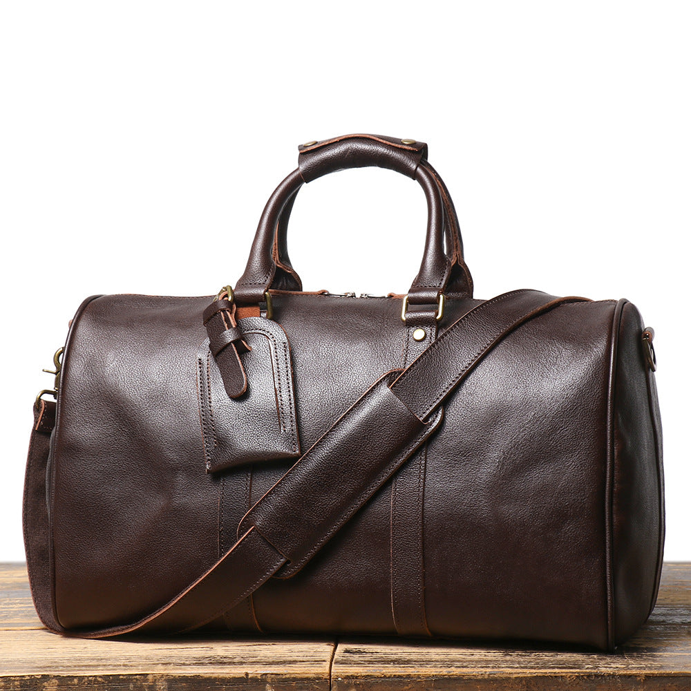 Sac de gymnastique en cuir pour homme