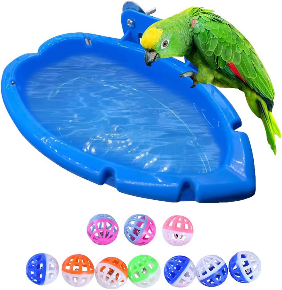 Baignoire multifonctionnelle pour oiseaux