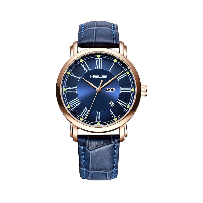 Men's Business Leather Quartz Watches
