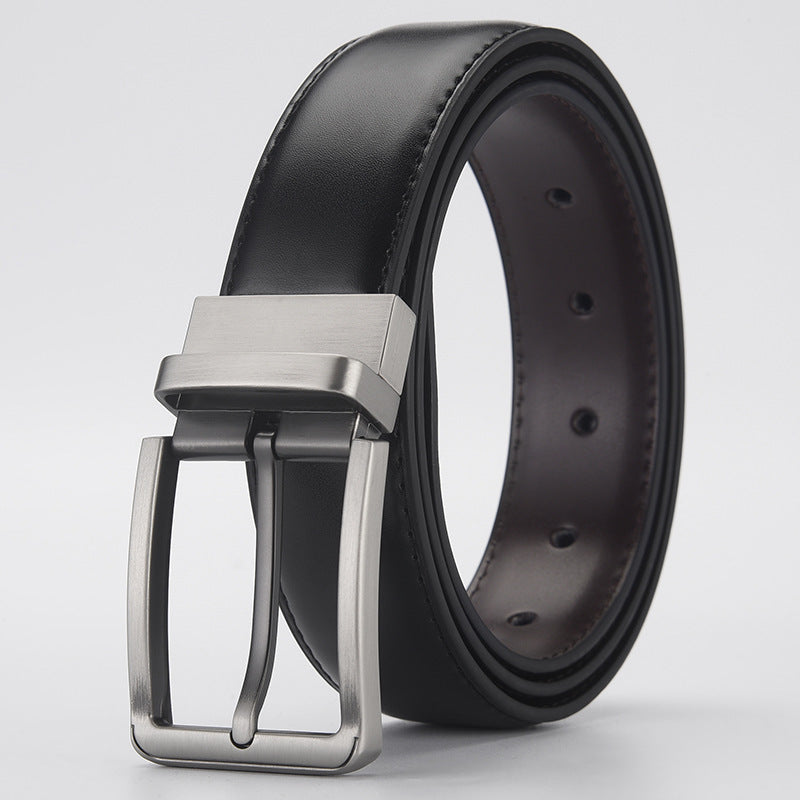 Gentleman Business Style en cuir homme Business Rotation épingle ceinture