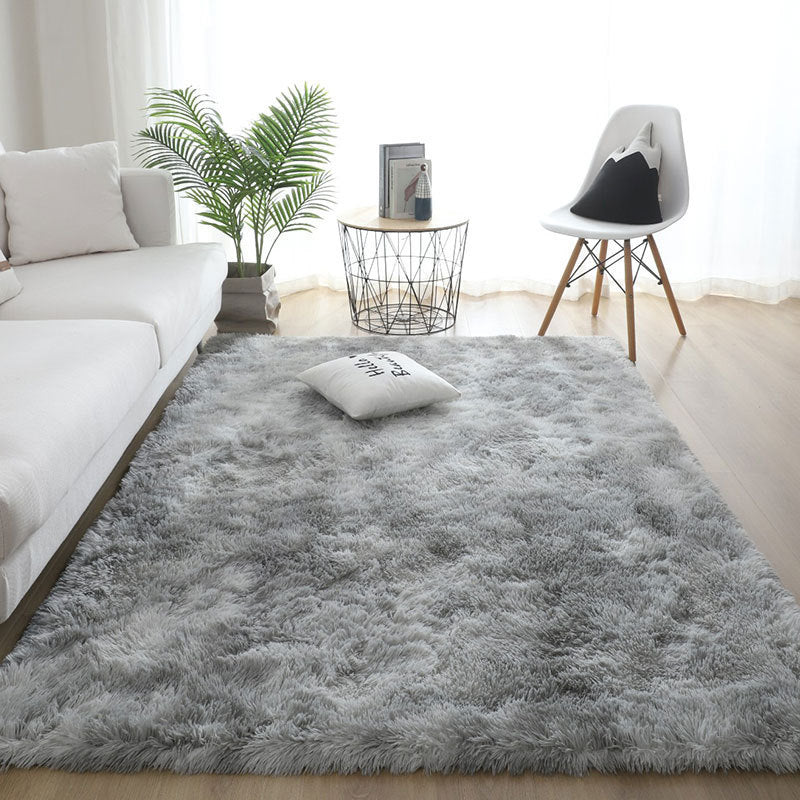 Coiffure en soie teinte de tapis Coiffure en peluche Chambre à coucher et ménage
