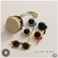 Lunettes de soleil pliantes-café-1 pour enfants