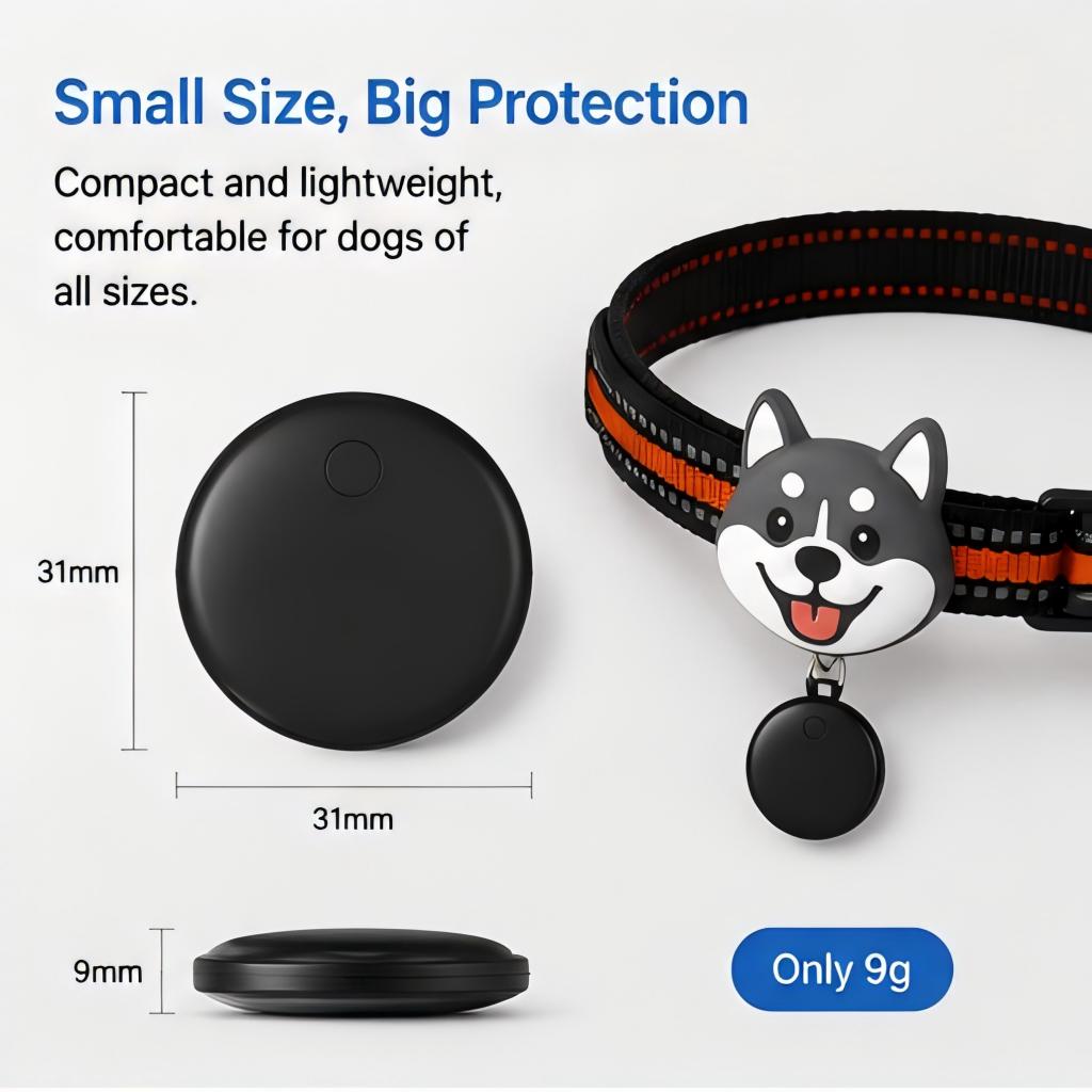 Dog GPS Tracker to Find My & Android Find Hub
