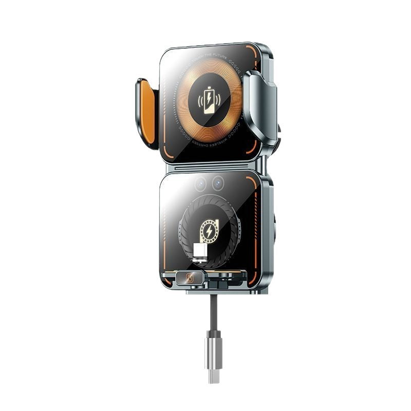 Support téléphonique de recharge ultra-rapide avec un montage d'aération spécifique à la voiture pour la navigation