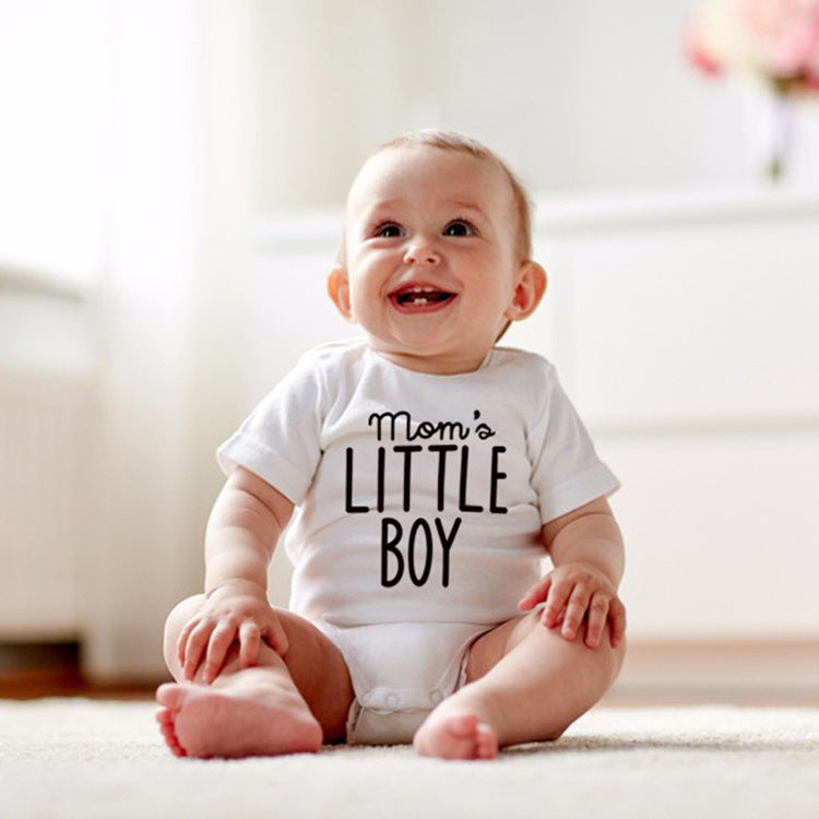 Ma mère petit garçon multicolore une-pièce Romper bébé body