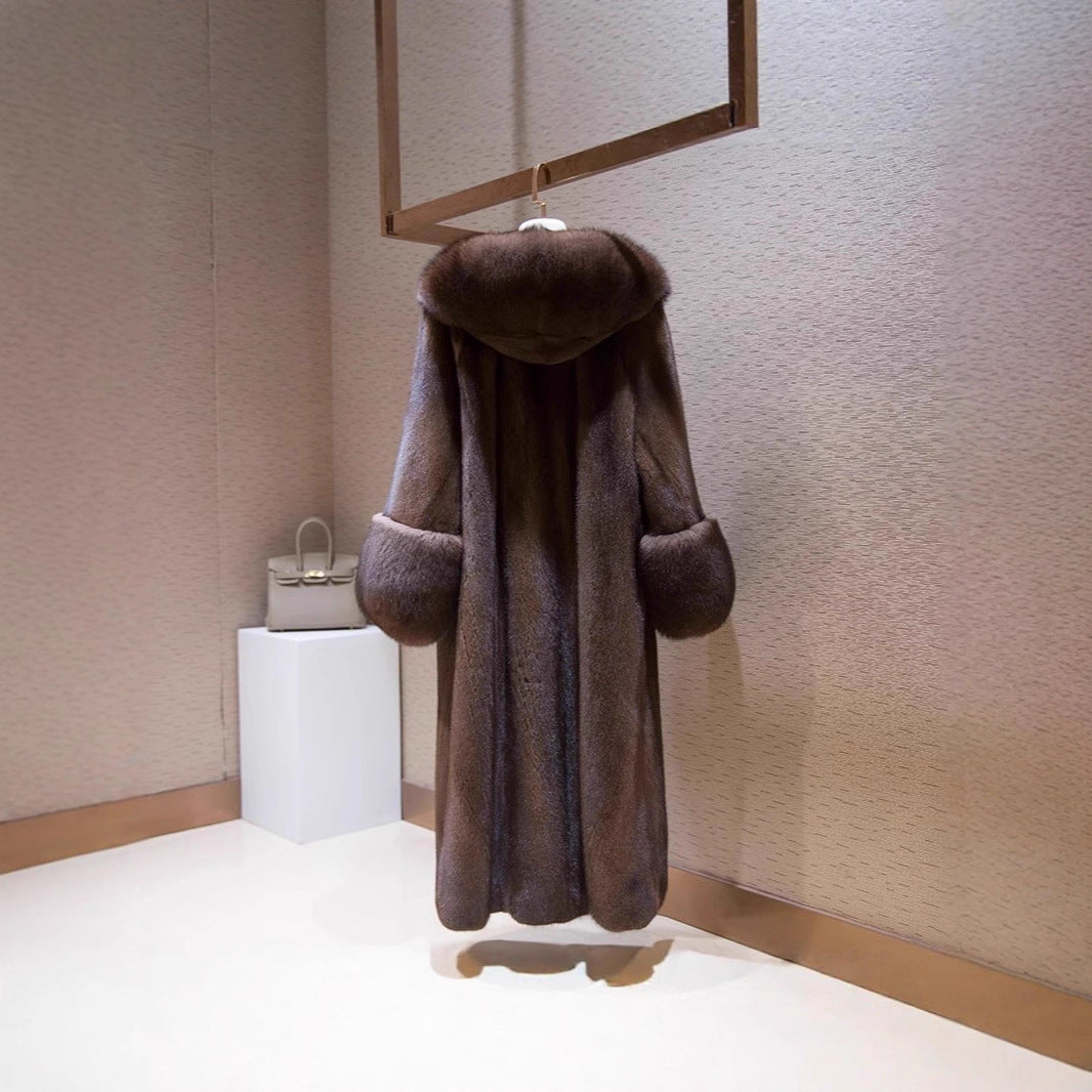 Vêtements de dessus en fausse fourrure d'hiver pour femmes