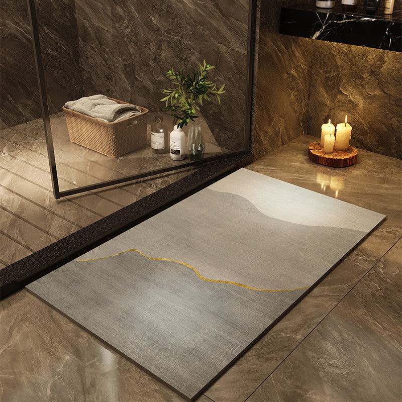 Tapis de salle de bains imprimé à séchage rapide