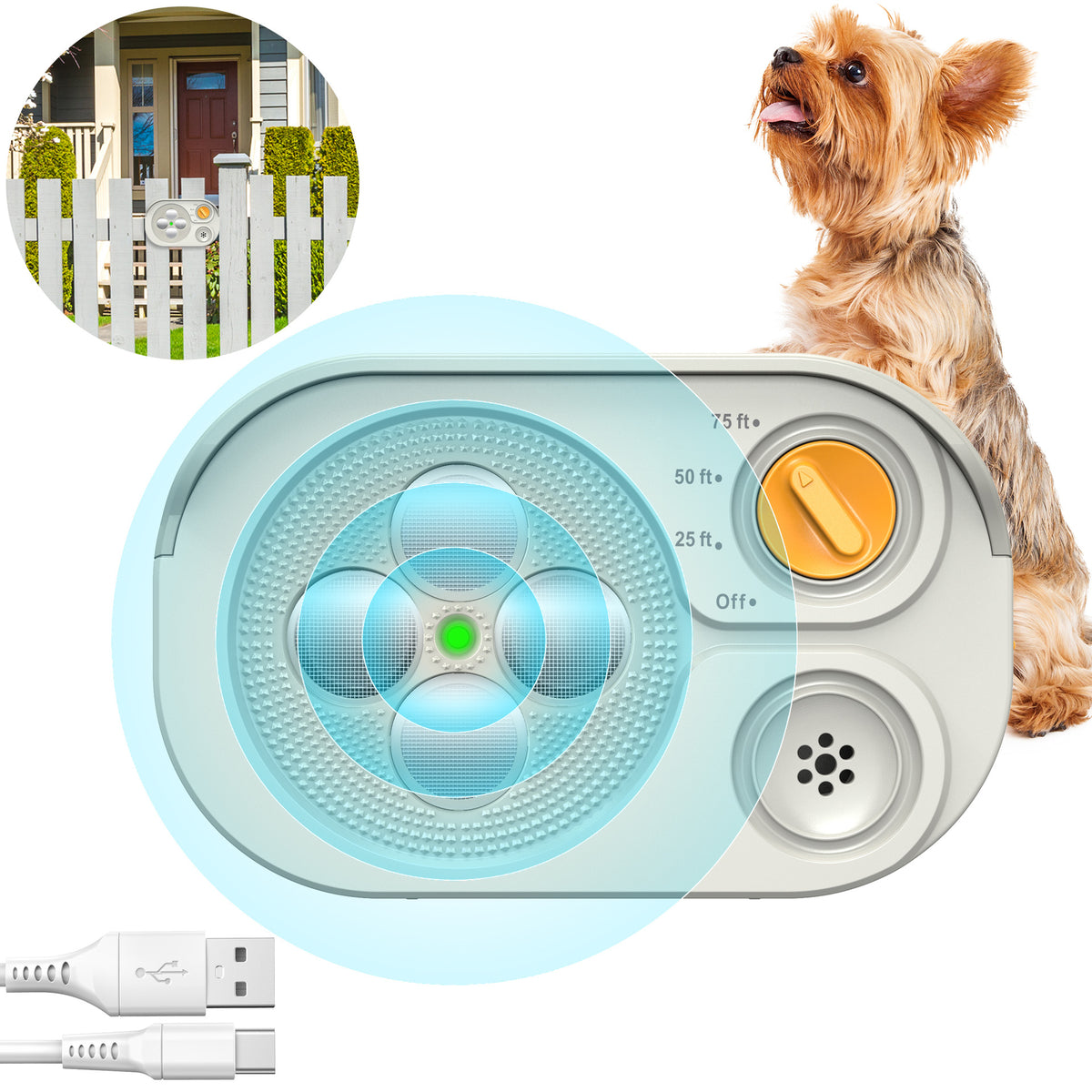 Dispositif anti-barrage pour chiens