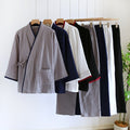 Hommes Kimono Hanfu Pure Cotton Gauze Pajama Set