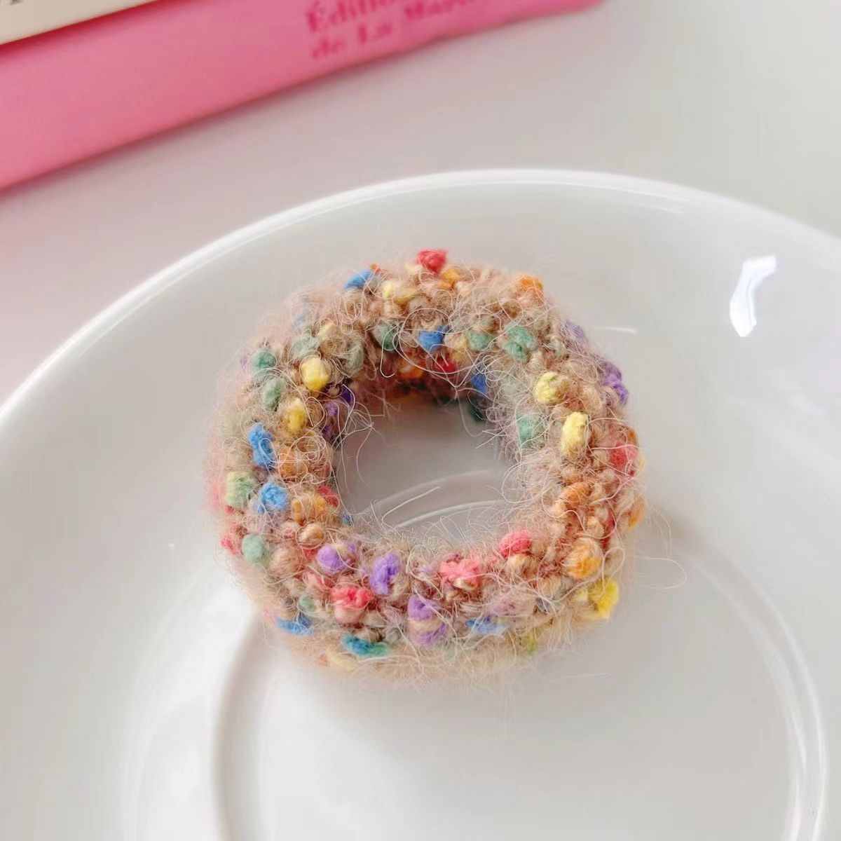 Simple Plush Hair Tie for Women