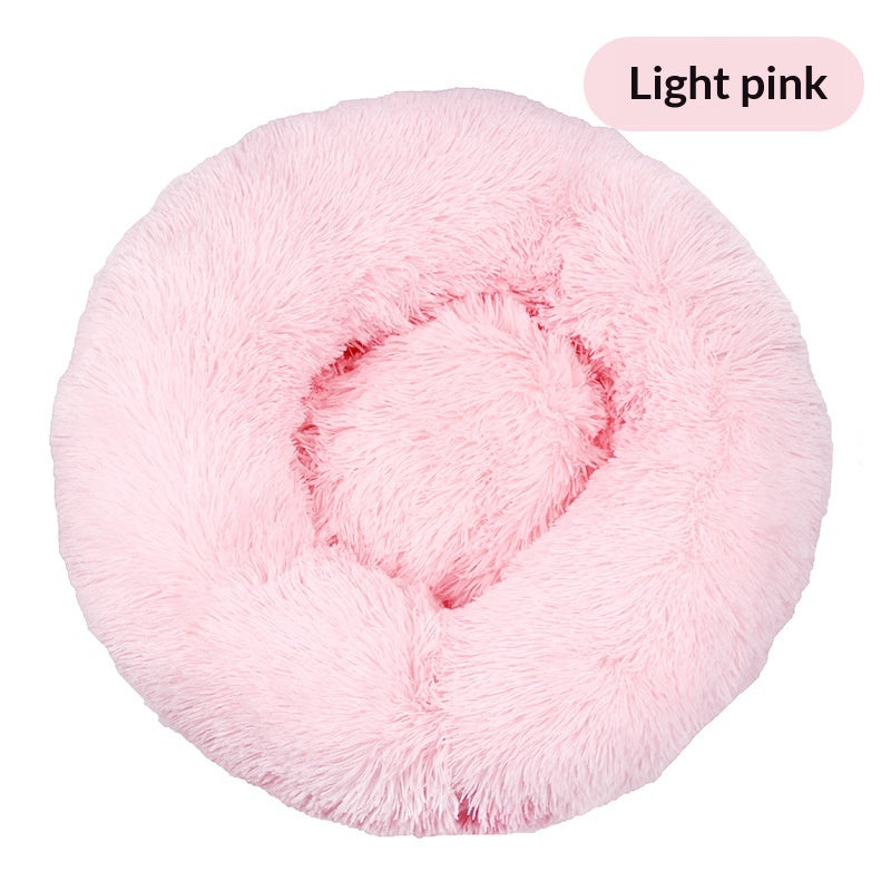 Lit de chien amovible et lavable Détachable Lit de chat en peluche