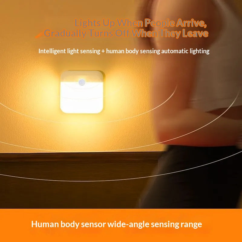 Bloc carré Smart Lampe d'induction du corps humain