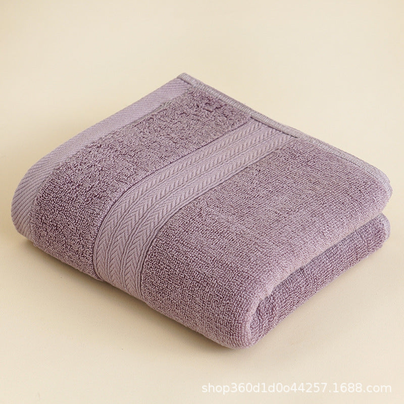 Pure coton extra-épaisseur adulte serviette visage couleur unie peigné long-staple cotonsoft et Hig