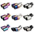 Universal Car Tail Double Stainless Steel Exhaust Muffler
