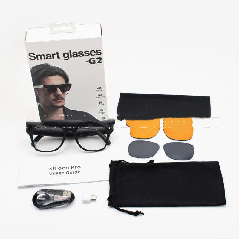 Verres intelligents AI Traduction en temps réel 500W Pixel Caméra